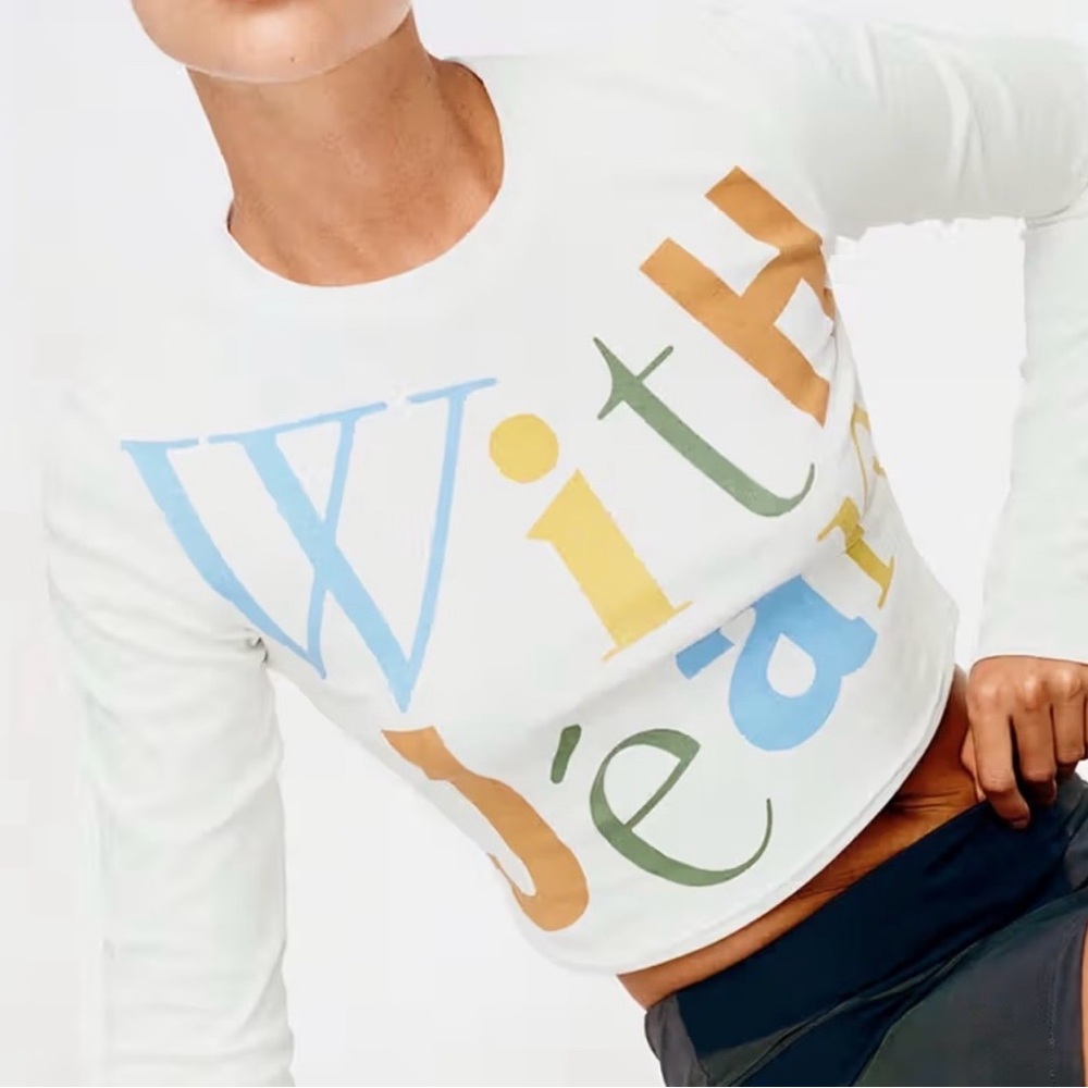 With Jean Long Sleeve Tee